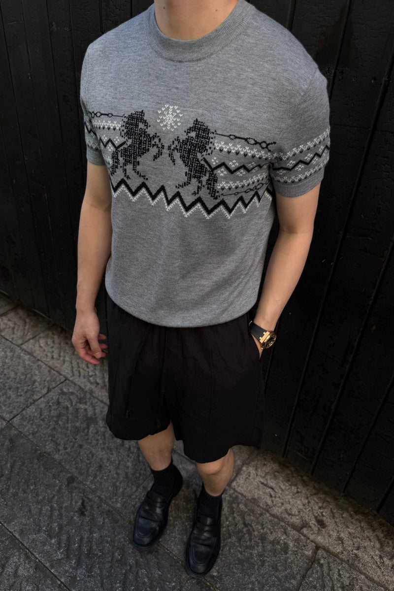 CATSSTAC 100% linen shorts