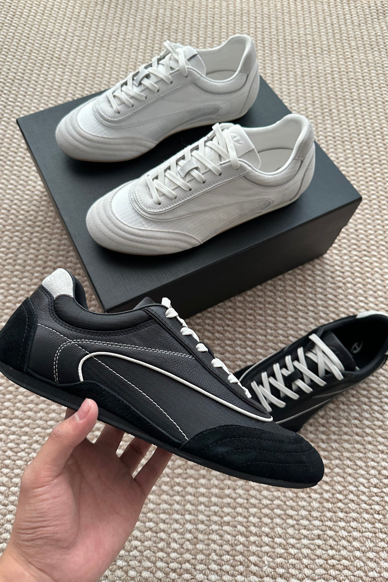 CATSSTAC First layer cowhide casual thin sole shoes