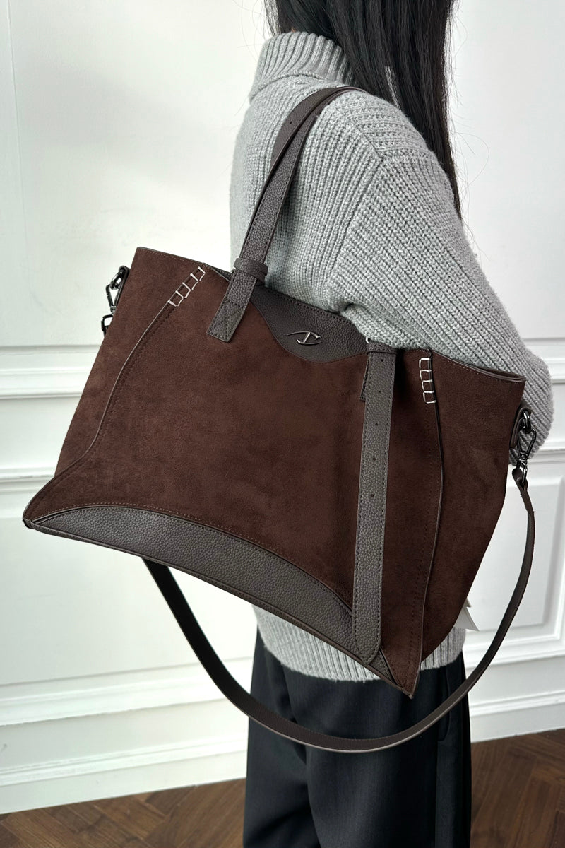 CATSSTAC Maya Suede Tote Bag