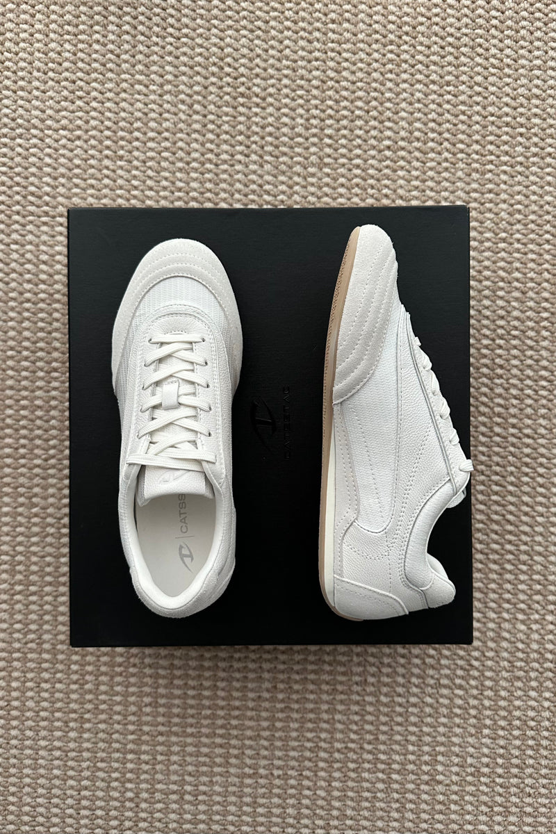 CATSSTAC First layer cowhide casual thin sole shoes