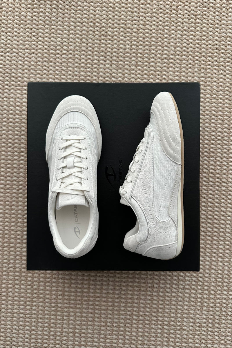 CATSSTAC First layer cowhide casual thin sole shoes