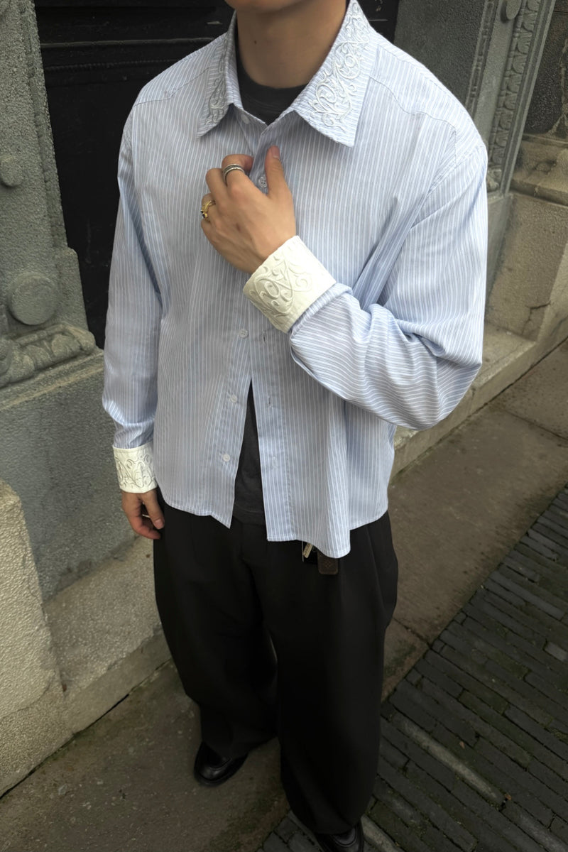 CATSSTAC French-style striped shirt