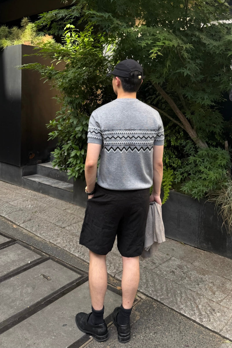 CATSSTAC 100% linen shorts