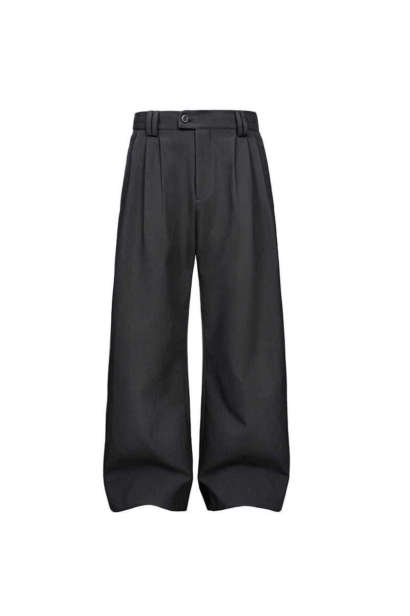 CATSSTAC  Tencel wool curved crease dress pants