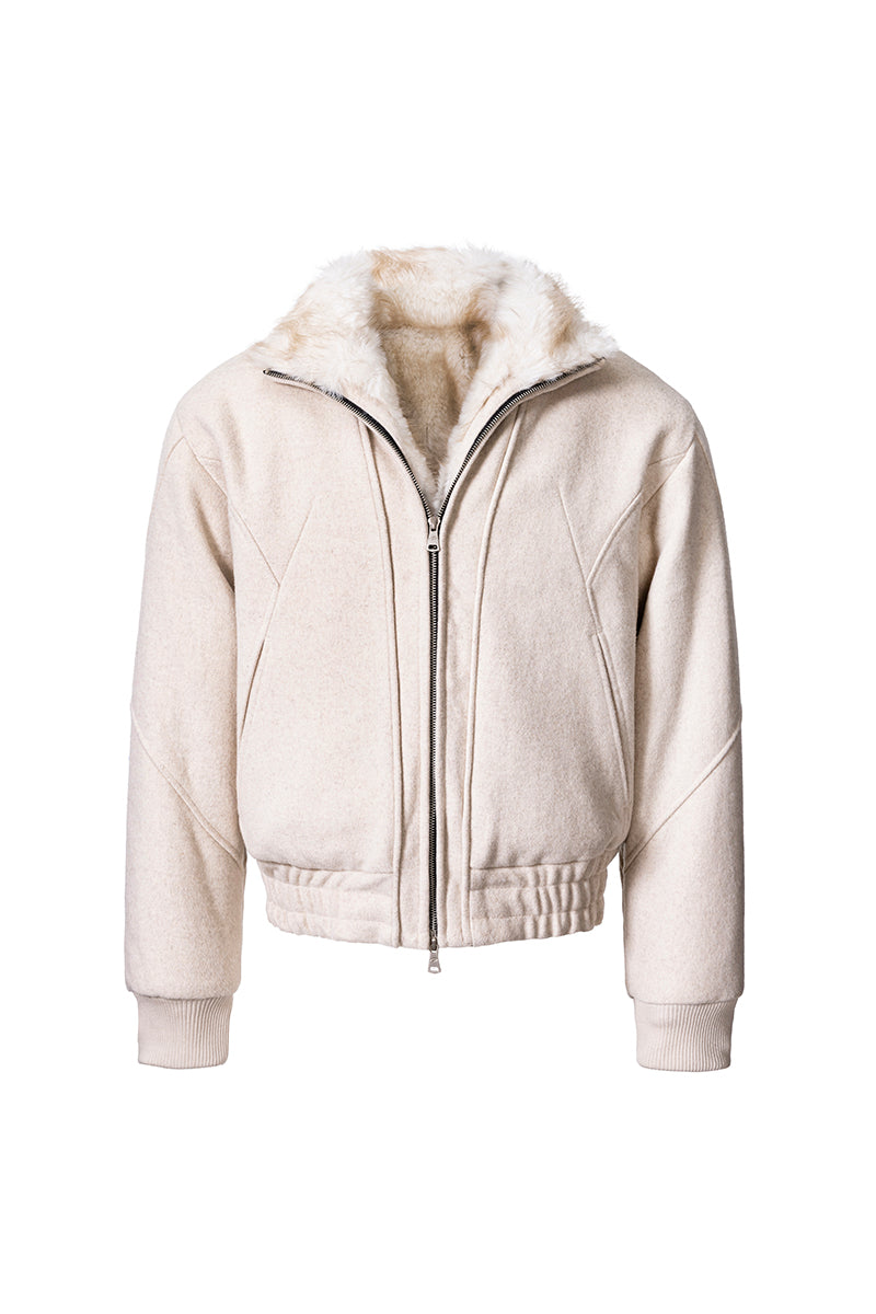 CATSSTAC Broken-Tip Wool Jacket