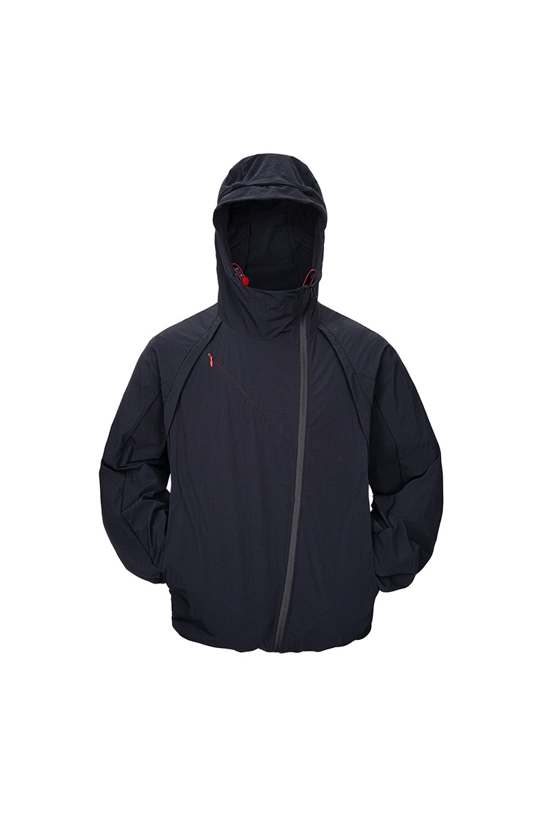 CATSSTAC Cool-to-the-touch, UV-protective shirt with diagonal zippers