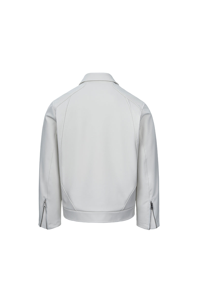 CATSSTAC Set-in shoulder zipper jacket