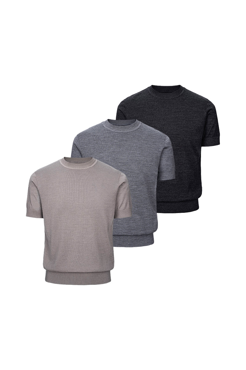 CATSSTAC 100% wool short-sleeve shirt