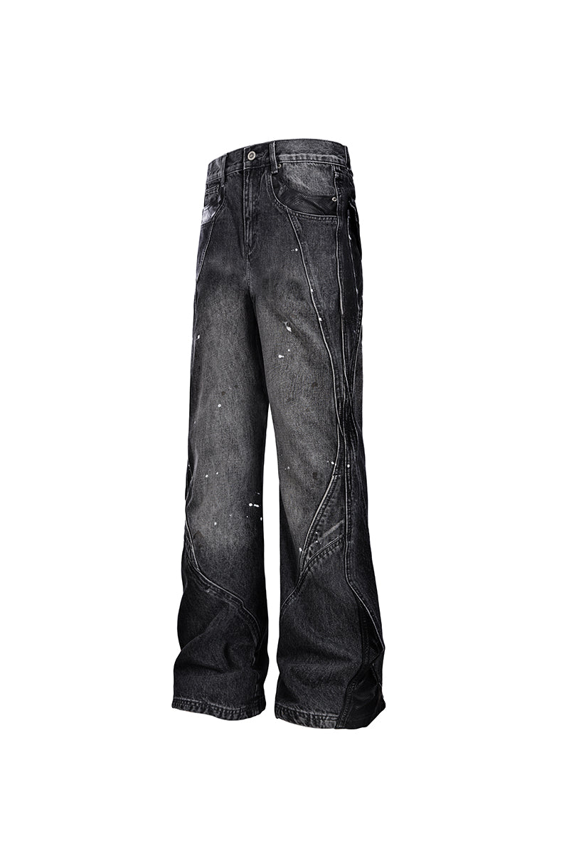 Venom Splashed Denim Jeans