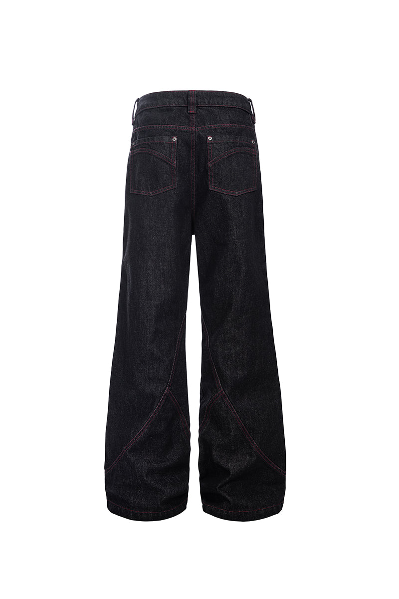 Red Blade Raw Denim Jeans