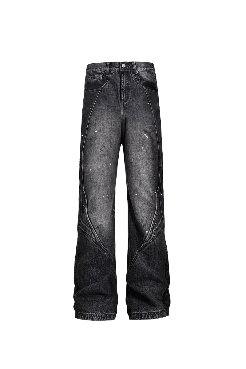 Venom Splashed Denim Jeans