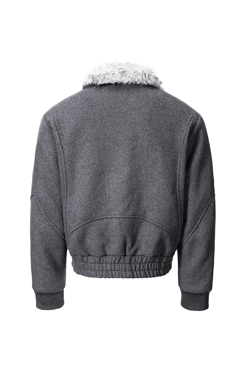 CATSSTAC Broken-Tip Wool Jacket