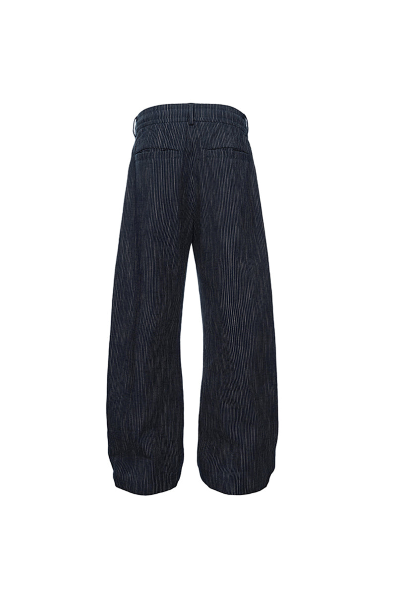 CATSSTAC Striped commuter dress pants