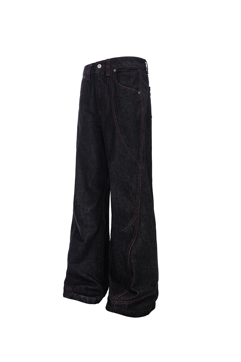 Red Blade Raw Denim Jeans