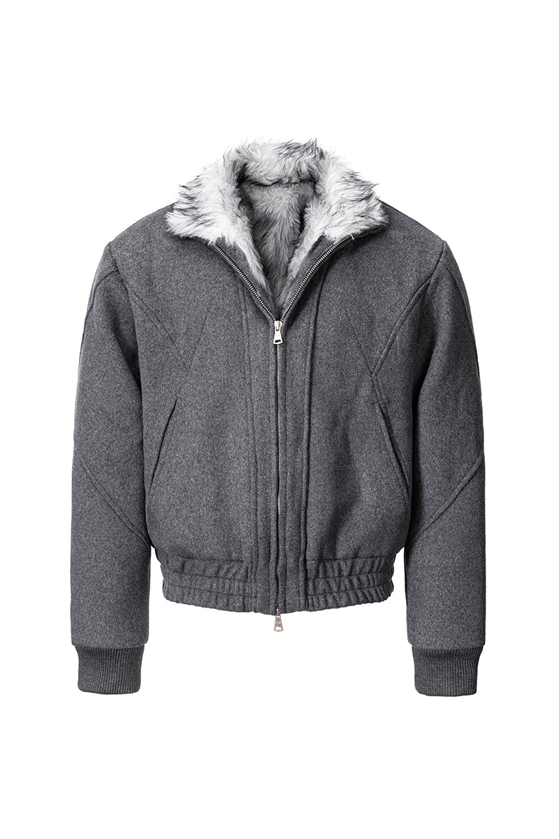 CATSSTAC Broken-Tip Wool Jacket