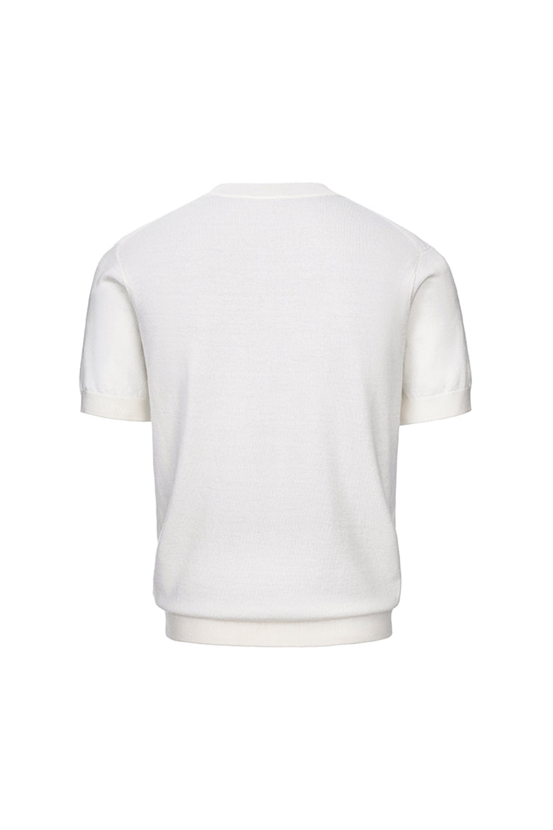 CATSSTAC 50 Wool-blend short-sleeve knit top