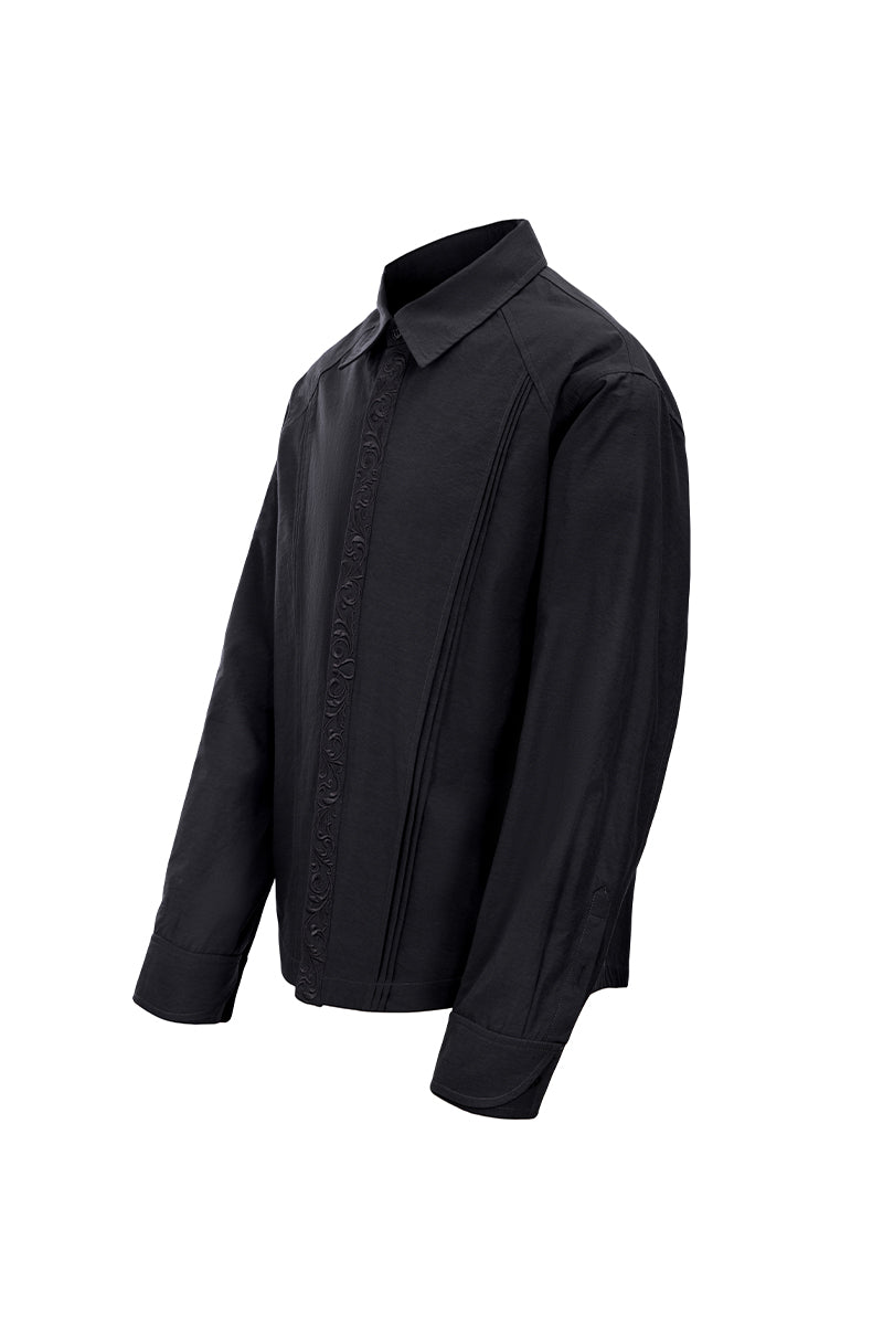 Eternity Flower Embroidered Shirt