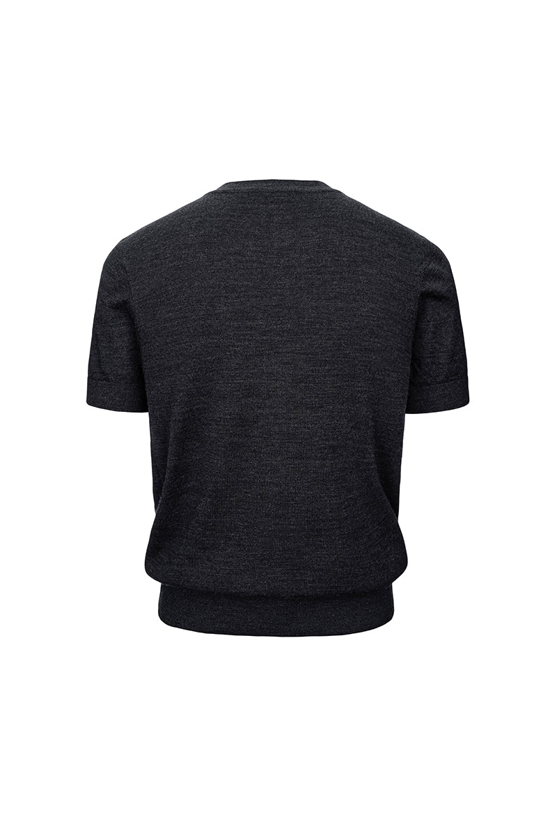 CATSSTAC 100% wool short-sleeve shirt