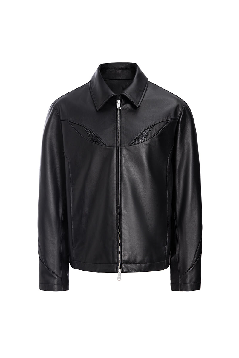 Ling Snake Python Patchwork Jacket