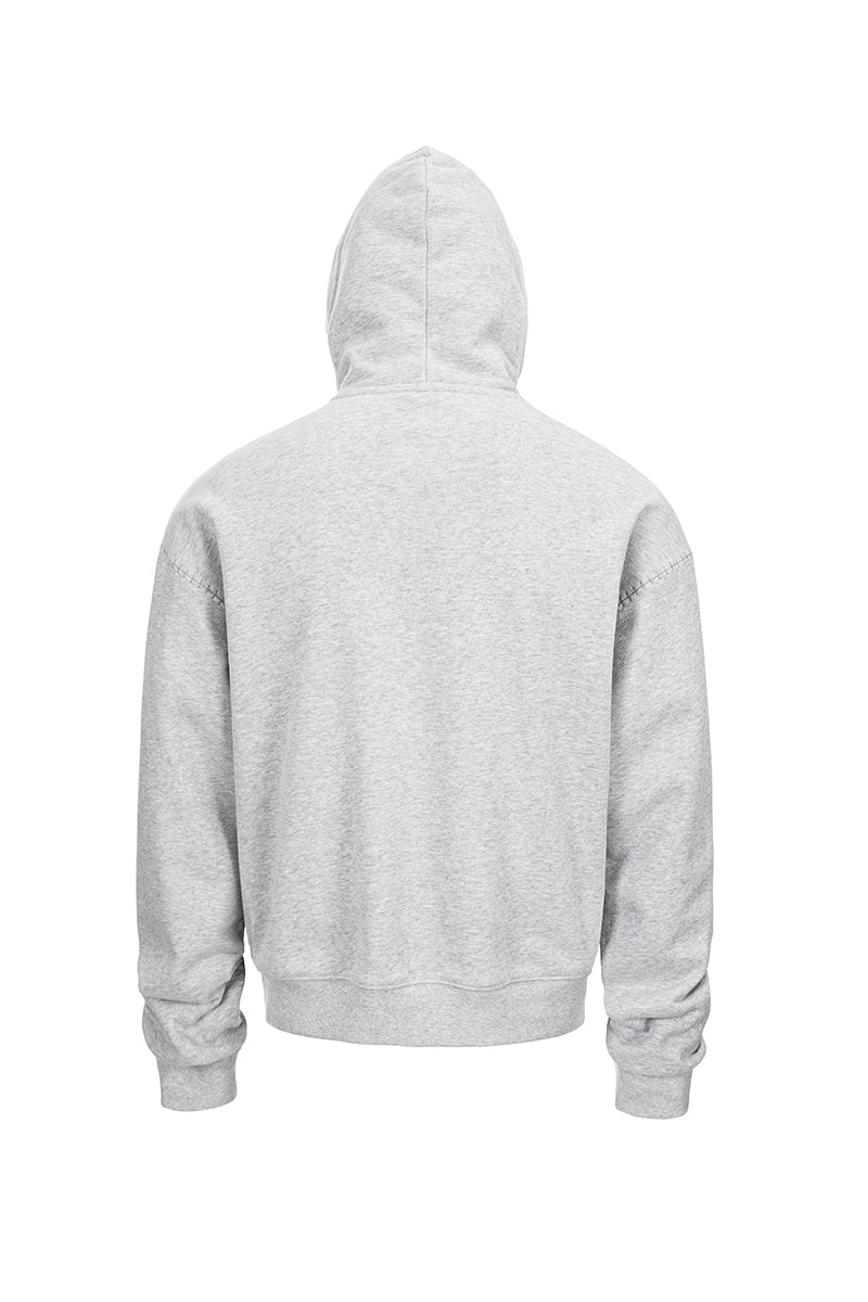 CATSSTAC Ribbed hand-stitched knit hoodie