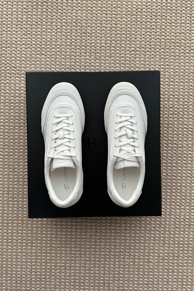 CATSSTAC  First layer cowhide casual thin sole shoes