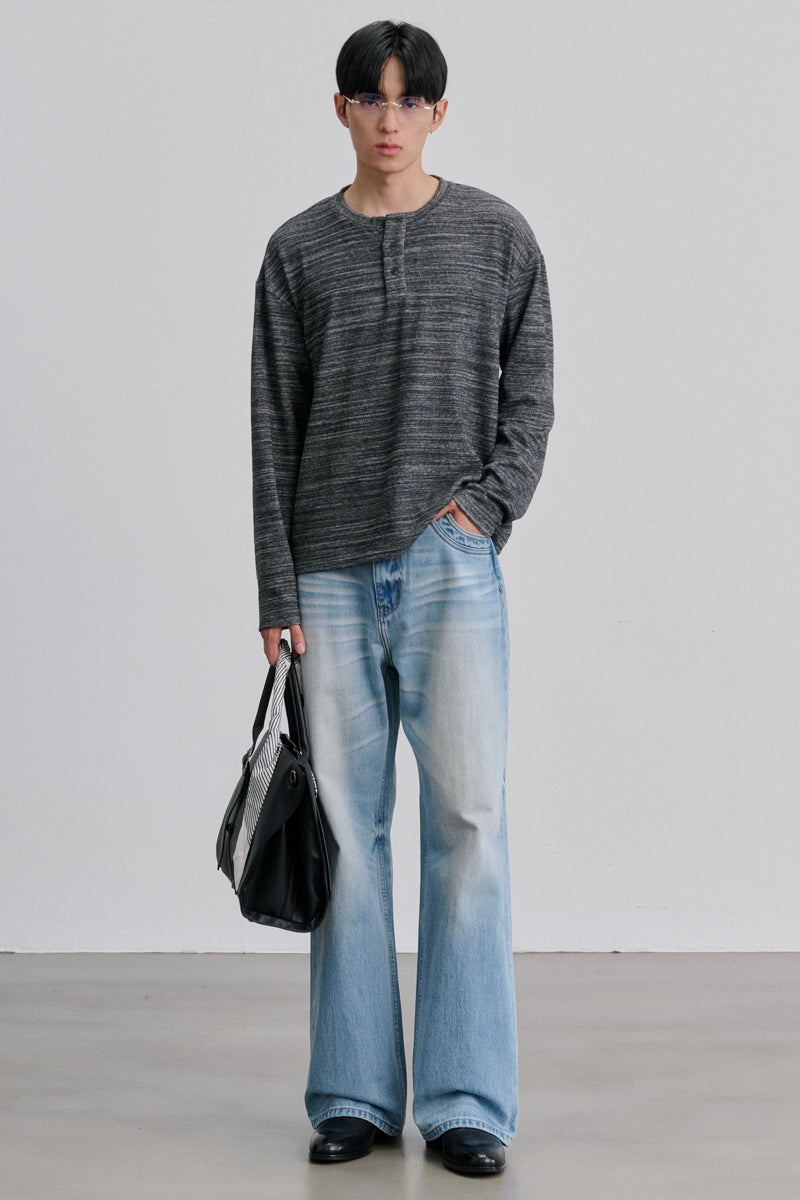 CATSSTAC Loose-fit long-sleeve Henley