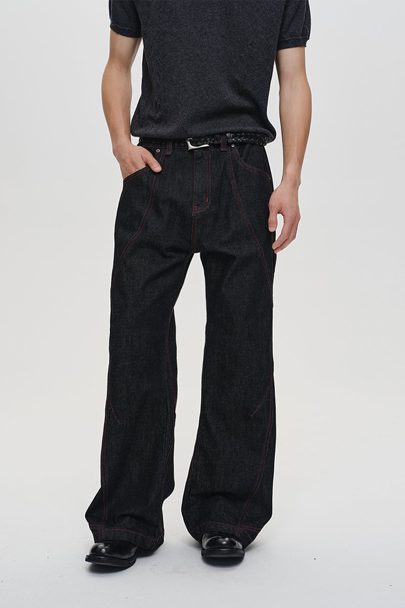 Red Blade Raw Denim Jeans