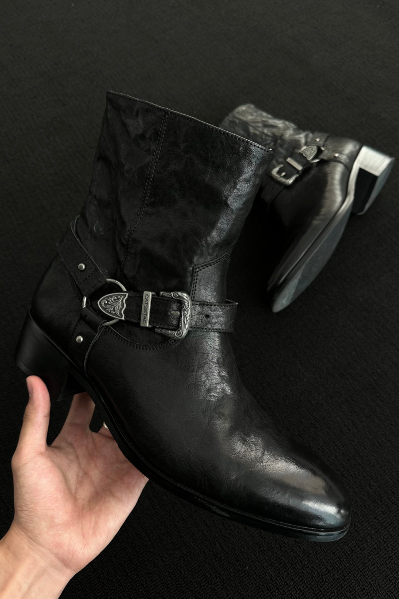CATSSTAC Nightfall Washed Horse Leather Chelsea Boots