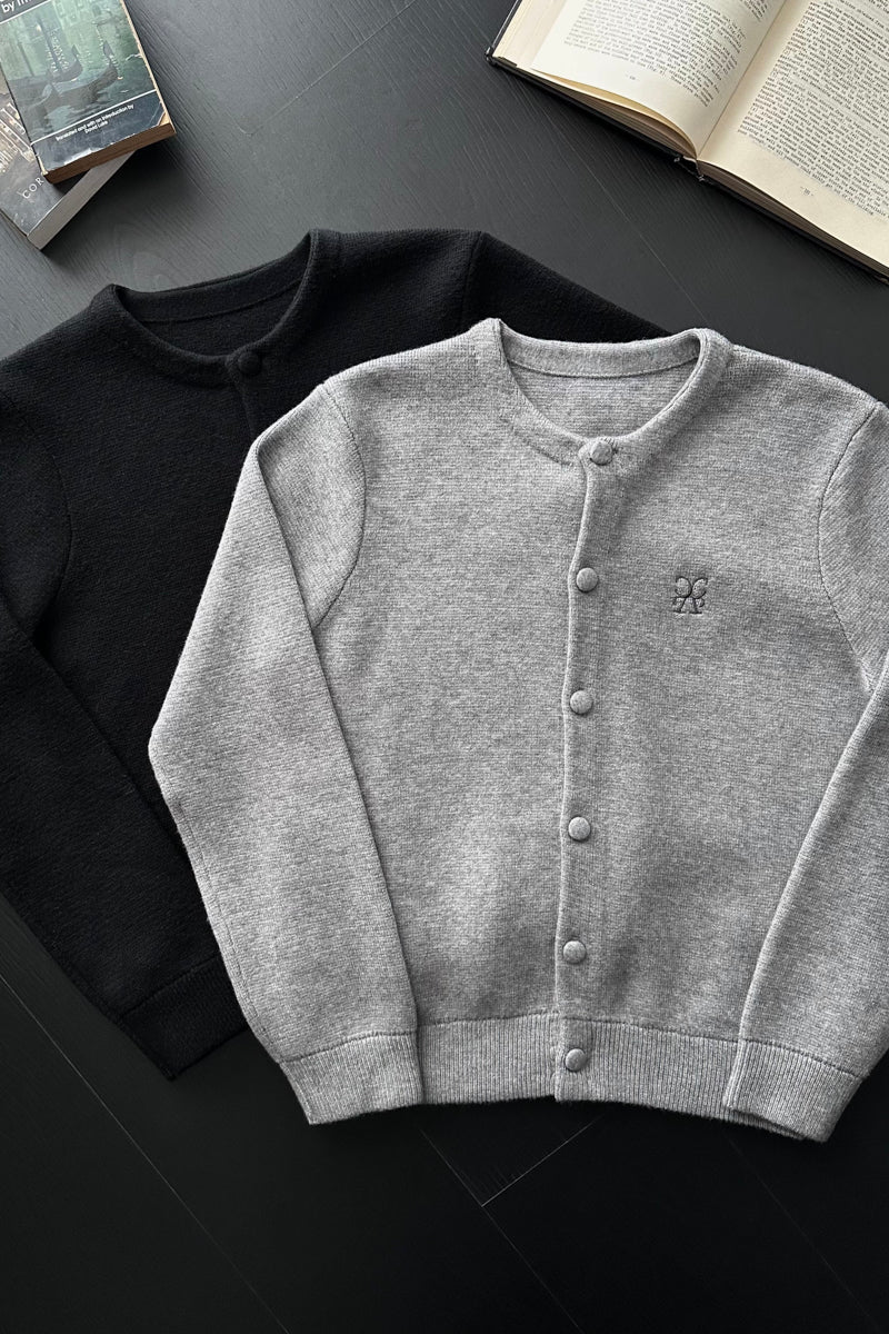 CATSSTAC Ink Cloud Heavyweight Wool-Lyocell Cardigan