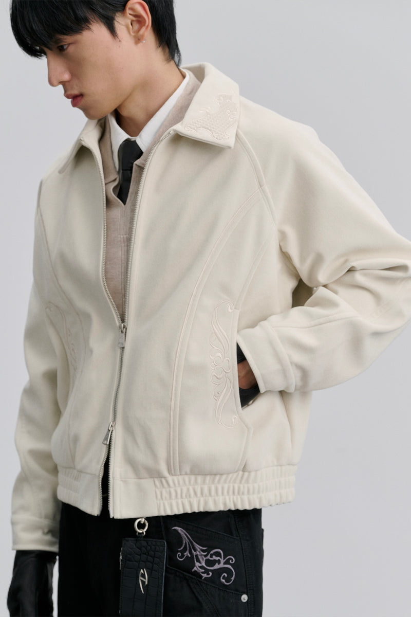 CATSSTAC Embroidered collar jacket