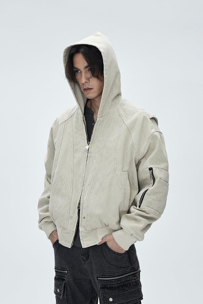CATSSTAC Zuoshandiao Heavy-Duty Hooded Canvas Jacket