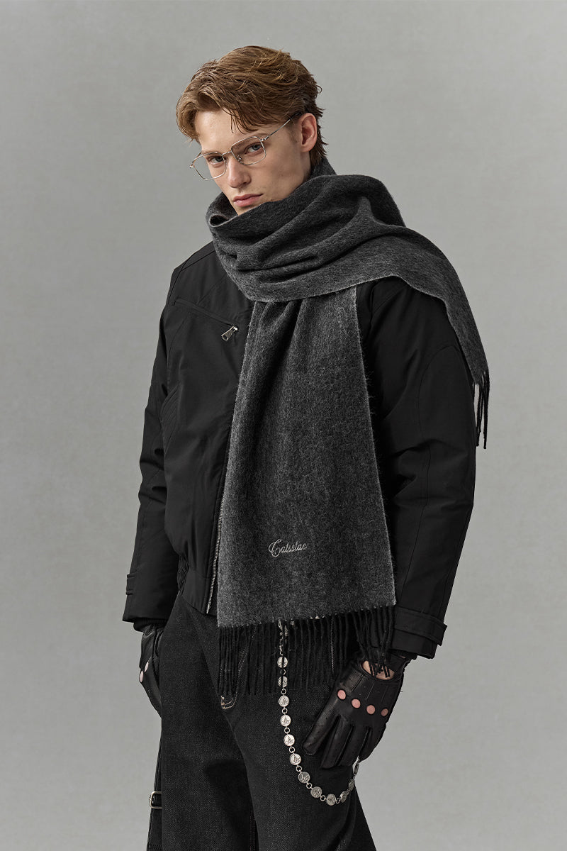 CATSSTAC Messenger Reversible 100% Wool Scarf