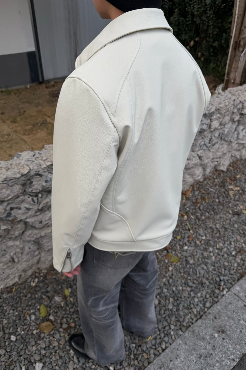 CATSSTAC Set-in shoulder zipper jacket