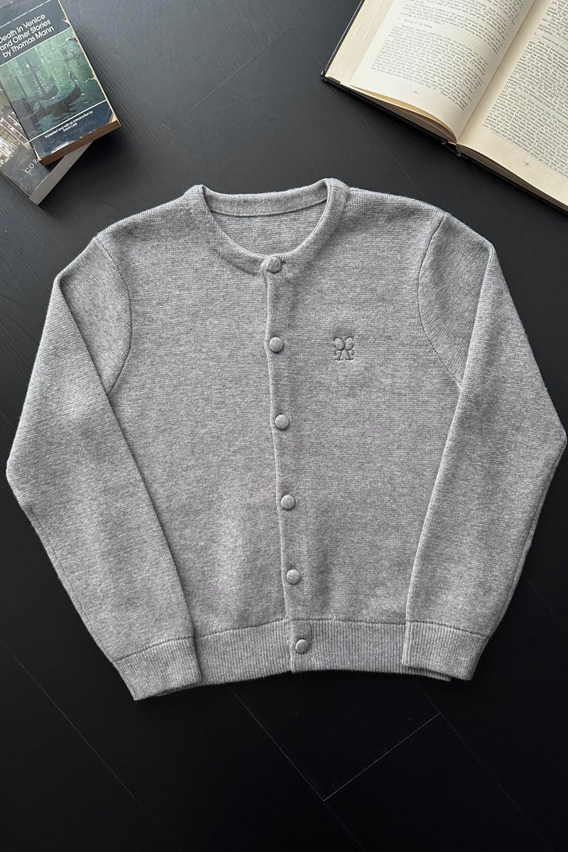 CATSSTAC Ink Cloud Heavyweight Wool-Lyocell Cardigan