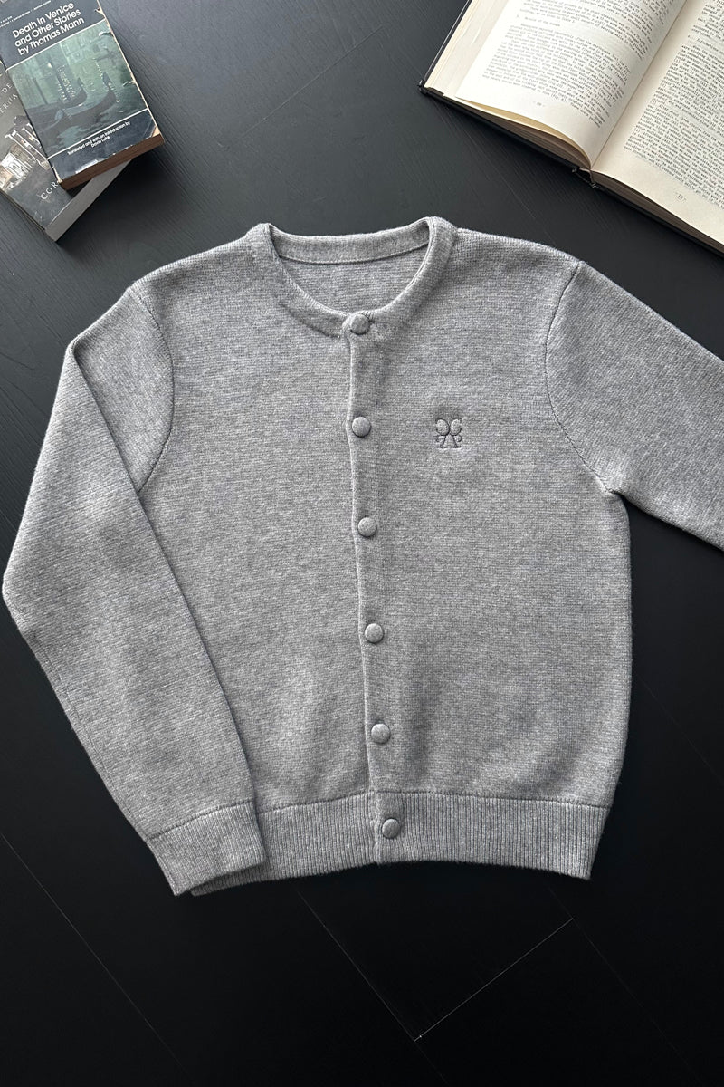 CATSSTAC Ink Cloud Heavyweight Wool-Lyocell Cardigan