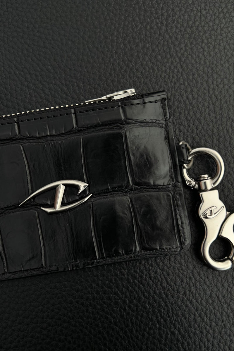 CATSSTAC Crocodile leather card holder