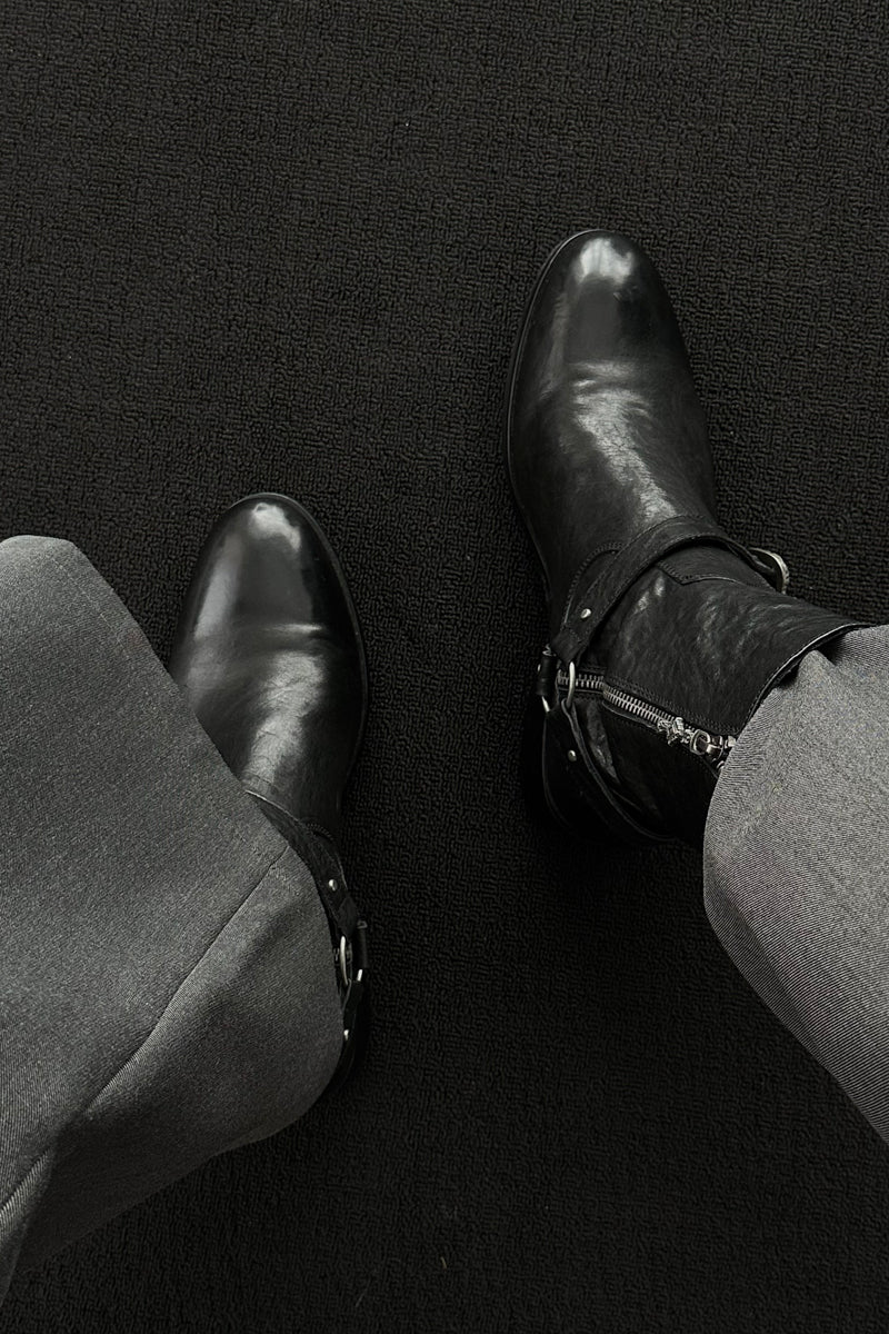 CATSSTAC Nightfall Washed Horse Leather Chelsea Boots