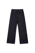 CATSSTAC Shadow Blade Raw Denim Fleece-Lined Wide-Leg Jeans