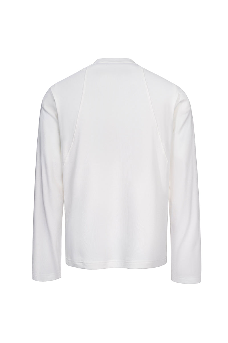 CATSSTAC Sharp Line Structured Long-Sleeve Tee