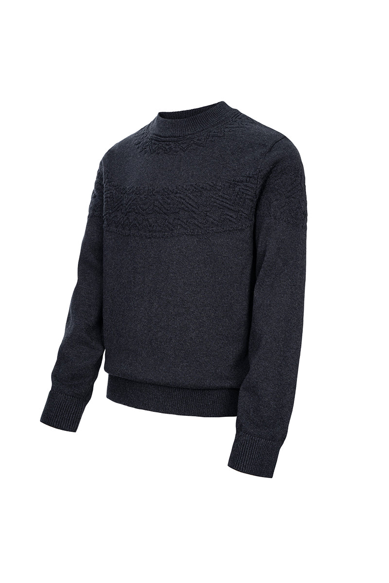 CATSSTAC Marseille Subtle Cable-Knit Wool Blend Sweater