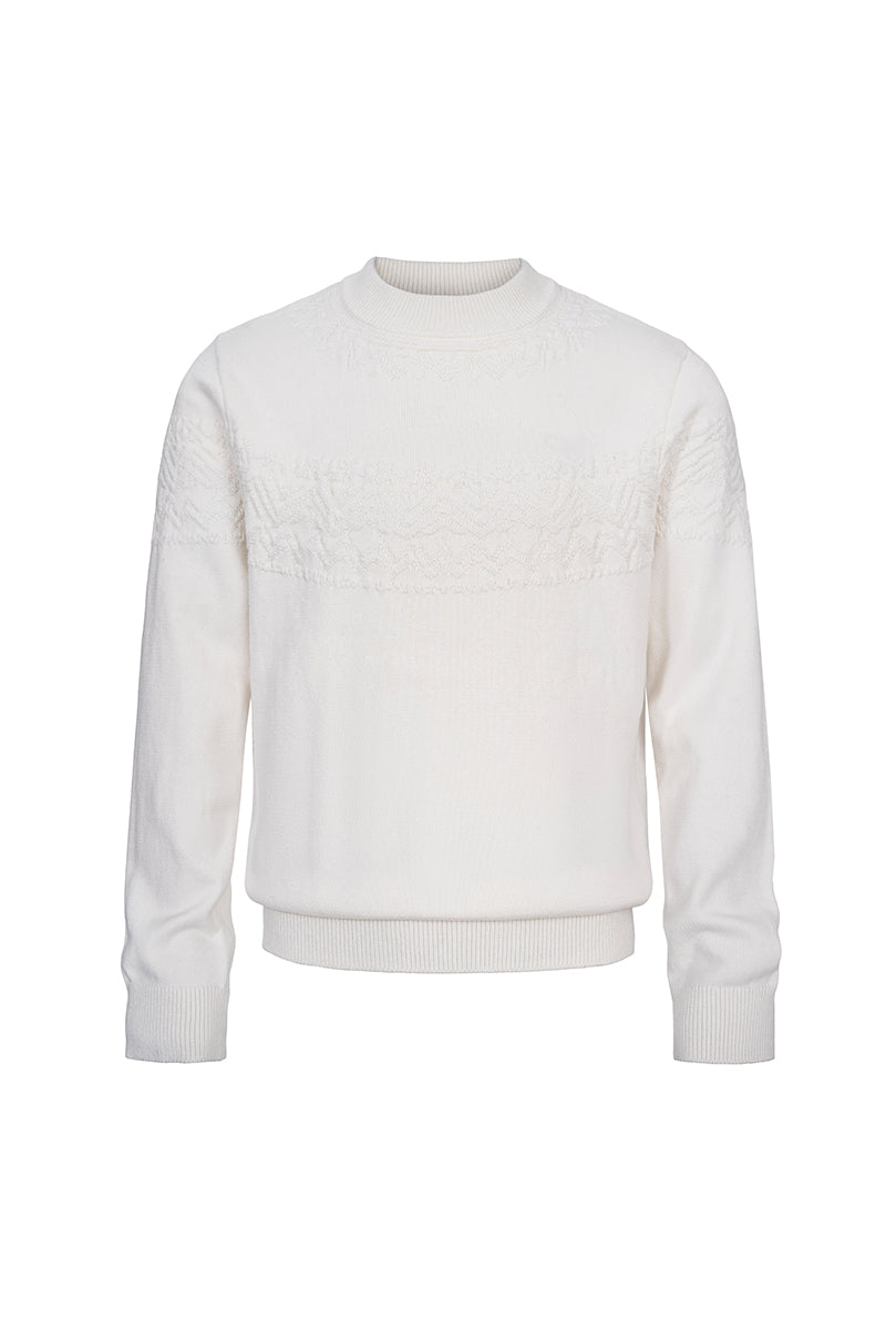 CATSSTAC Marseille Subtle Cable-Knit Wool Blend Sweater