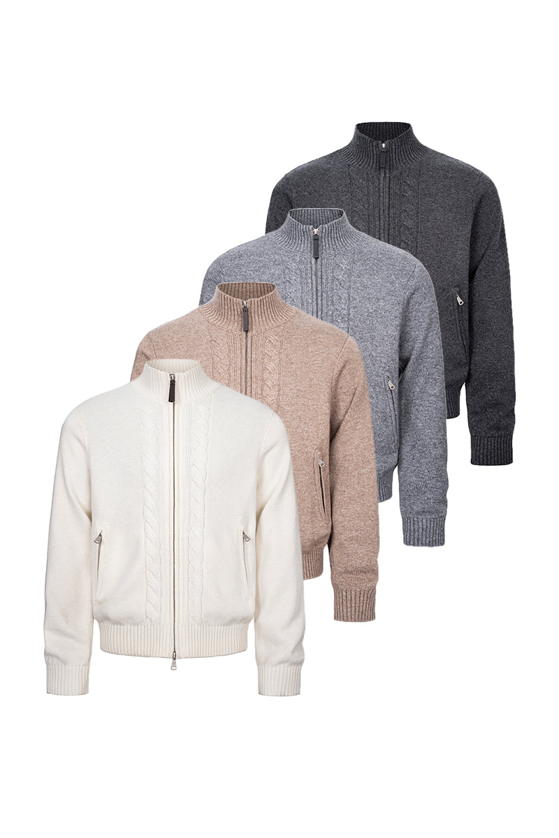 CATSSTAC Starflame Wool-Blend Jacquard Cardigan