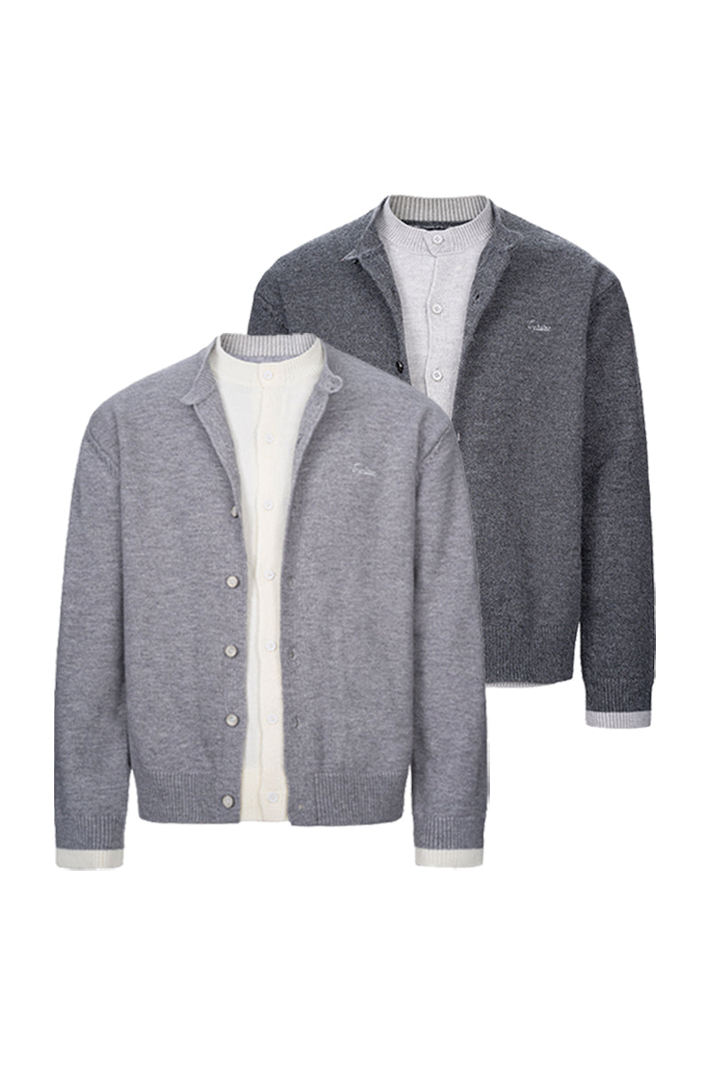 CATSSTAC Traveler Faux-Layer Cardigan