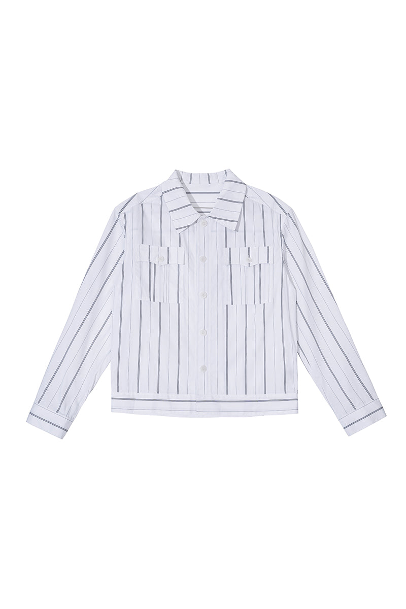 CATSSTAC Jazz Stripe Shirt Jacket