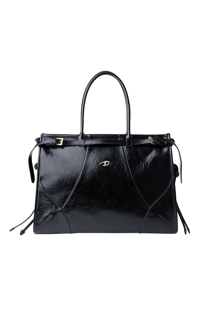 CATSSTAC Gentleman Waxed Leather Tote & Shoulder Bag