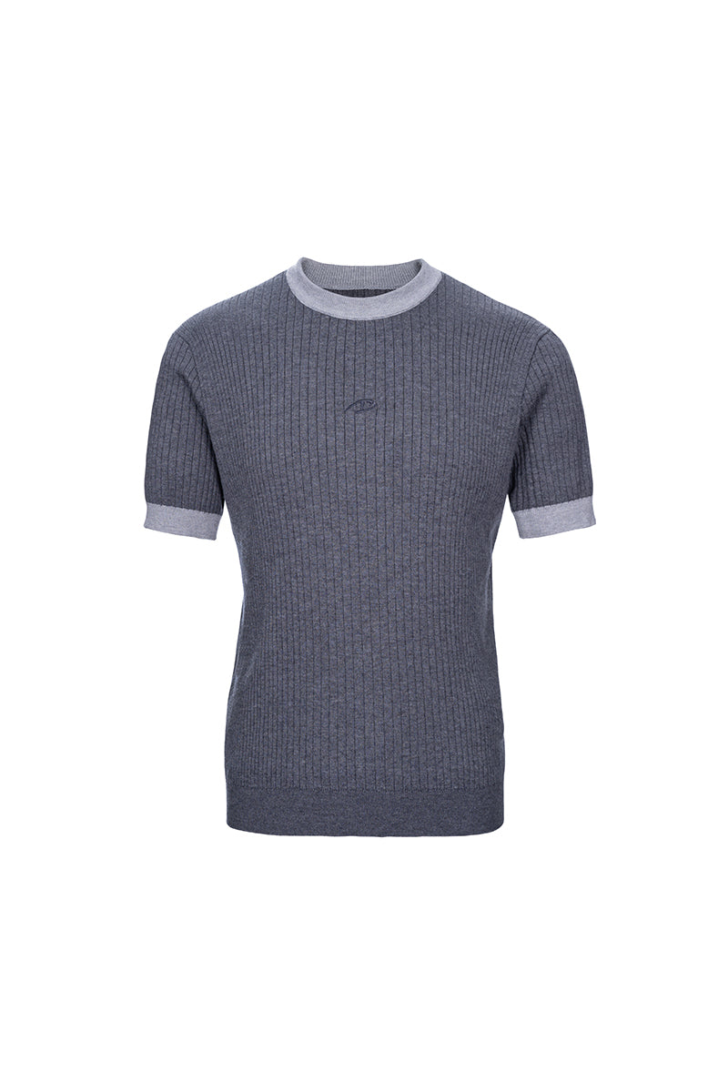 CATSSTAC Short-sleeve wool-acrylic blend shirt