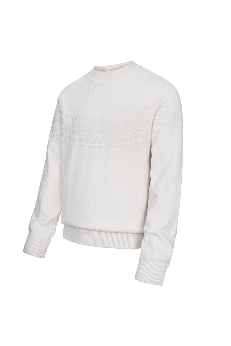 CATSSTAC Marseille Subtle Cable-Knit Wool Blend Sweater