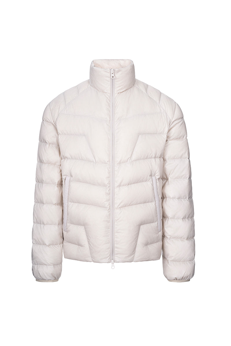 CATSSTAC Mystique Premium 95% White Duck Down Stand-Collar Jacket (800 Fill Power)