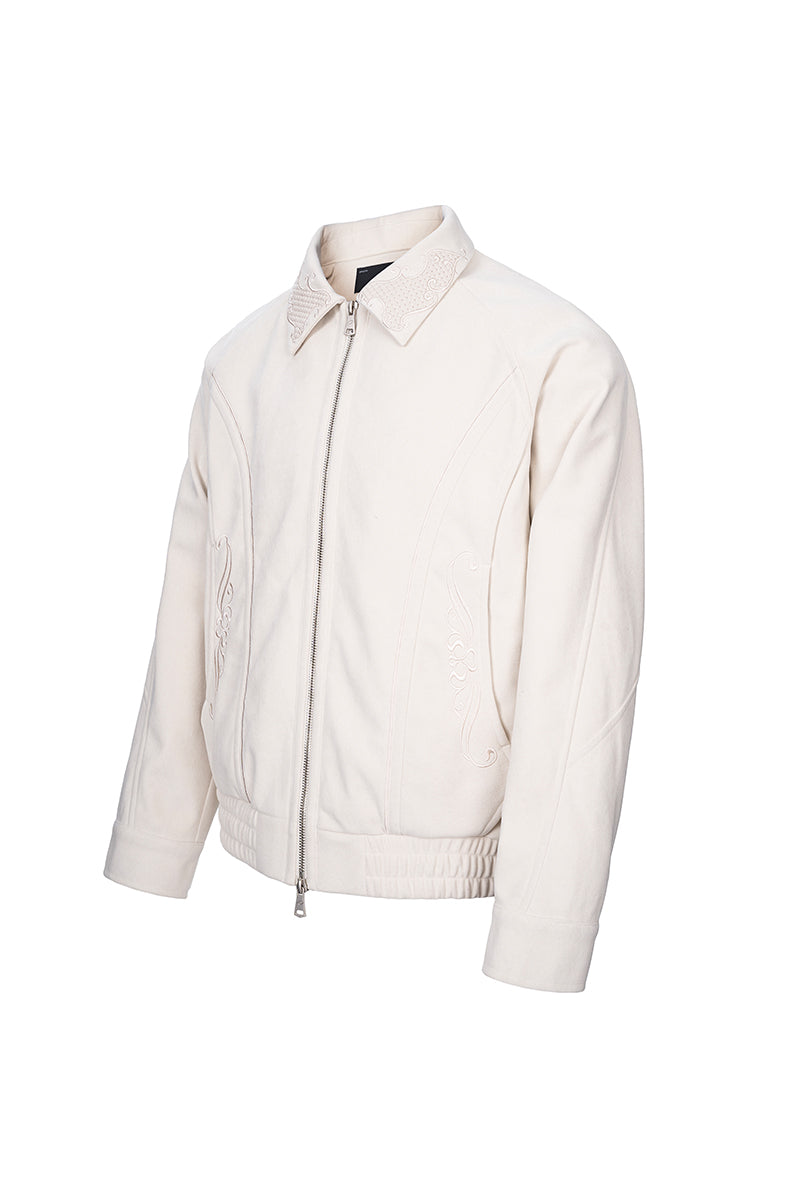 CATSSTAC Embroidered collar jacket