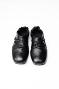 CATSSTAC Prussia Pleated Washed Horse Leather Slip-On Shoes